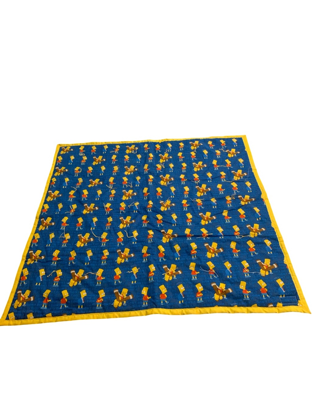 Bart Simpson “I Didn’t Do it” Quilt Made By Midland Quilt Makers 3x3